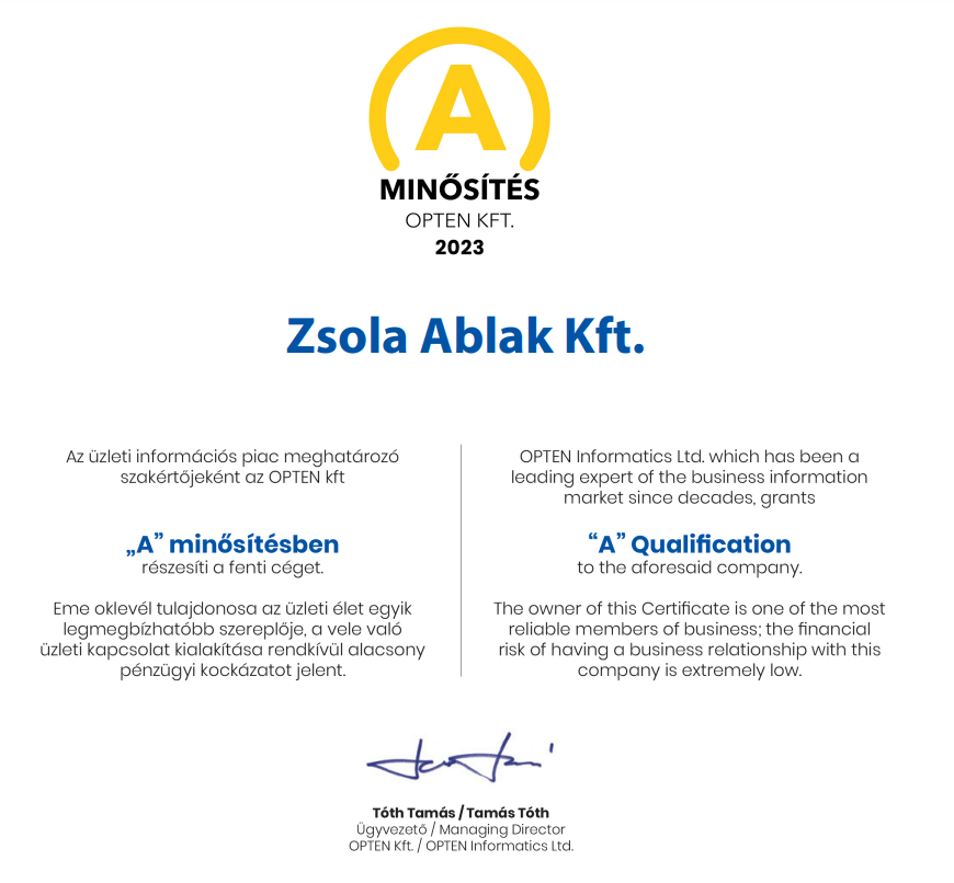 megbízható ablakos cég Budapesten