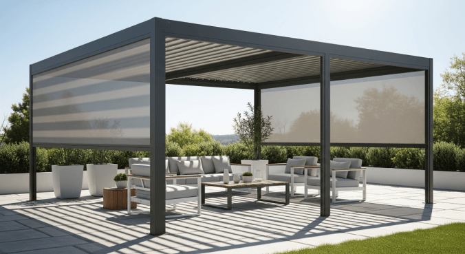 Zip screen árnyékoló